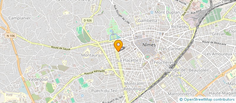 localisation de l'entreprise DUBOIS  NIMES