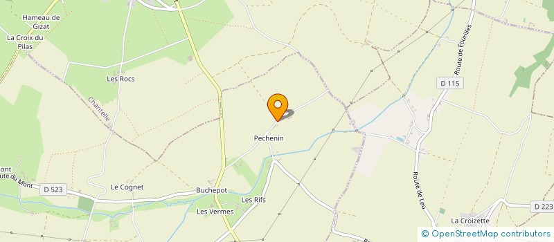 localisation de l'entreprise DUBOIS  TAXAT-SENAT