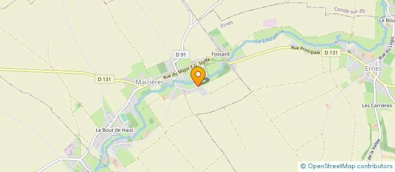 localisation de l'entreprise DUBOIS  MAIZIERES