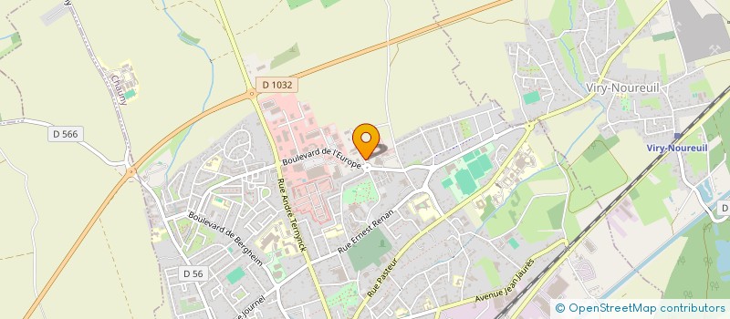 localisation de l'entreprise DUBOIS  CHAUNY