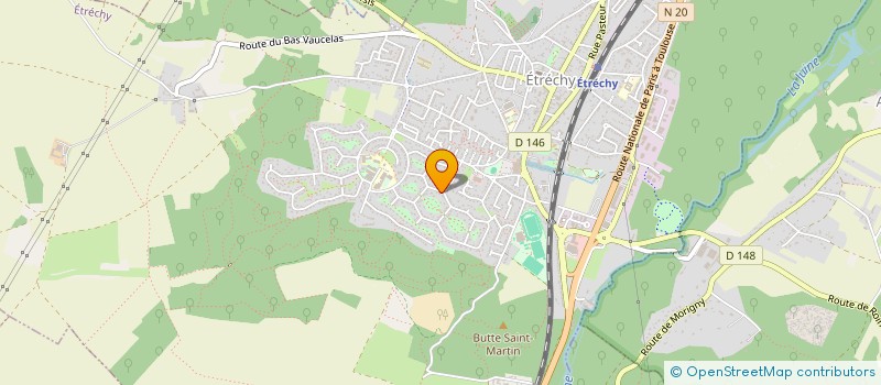 localisation de l'entreprise DUBOIS  ETRECHY