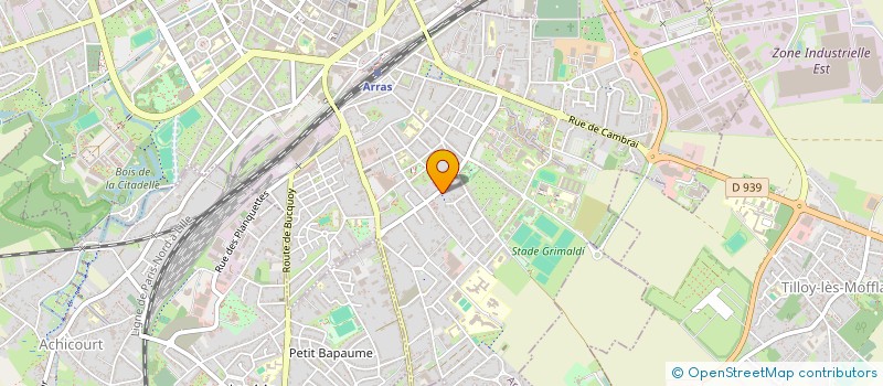 localisation de l'entreprise DUBOIS  ARRAS