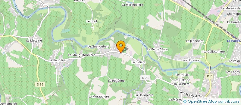 localisation de l'entreprise DUBOIS BRUNO à MAISDON-SUR-SEVRE