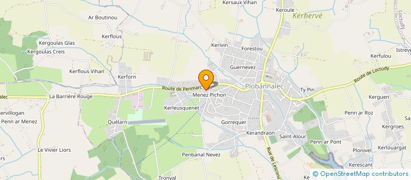 localisation de l'entreprise DUBOIS CHARLY  PLOBANNALEC-LESCONIL