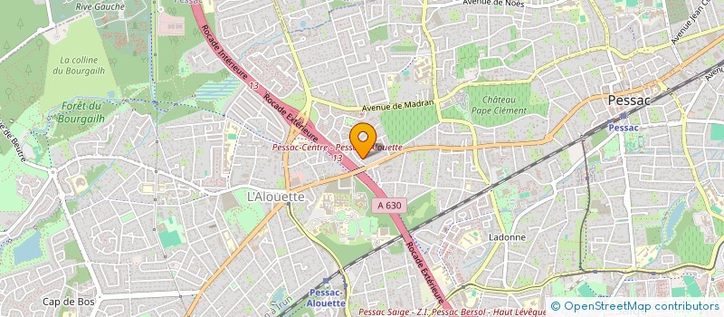 localisation de l'entreprise DUBOIS CONSULTING  PESSAC