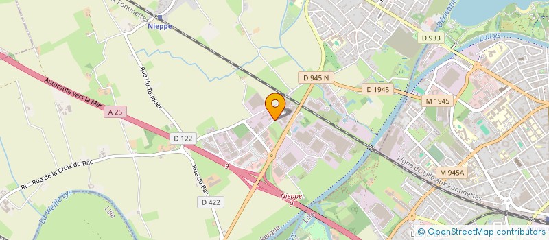 localisation de l'entreprise DUBOIS COUVERTURES  NIEPPE