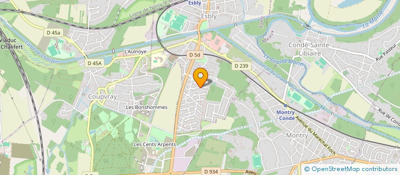 localisation de l'entreprise DUBOIS & DUBOIS  ESBLY