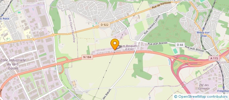 localisation de l'entreprise DUBOIS EMCE à MERY-SUR-OISE