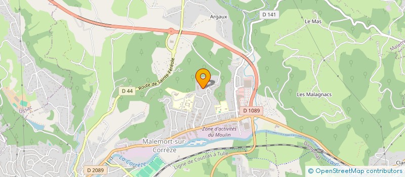localisation de l'entreprise DUBOIS ET ASSOCIES à MALEMORT