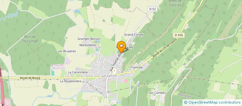 localisation de l'entreprise DUBOIS ET CIE  JASSERON