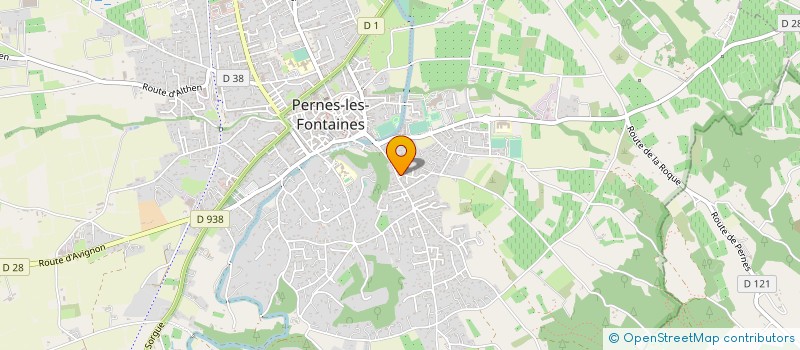 localisation de l'entreprise DUBOIS ET FILS  PERNES LES FONTAINES
