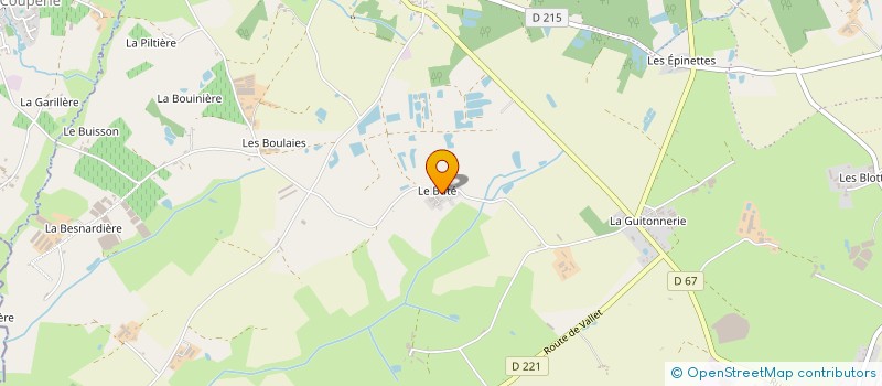 localisation de l'entreprise DUBOIS ET FILS SERVICES PAYSAGES à MONTREVAULT-SUR-EVRE