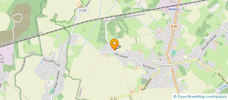 localisation de l'entreprise DUBOIS ET MICHEL à WALLERS
