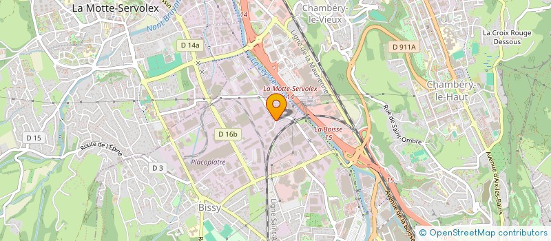 localisation de l'entreprise DUBOIS ETANCHEITE à CHAMBERY