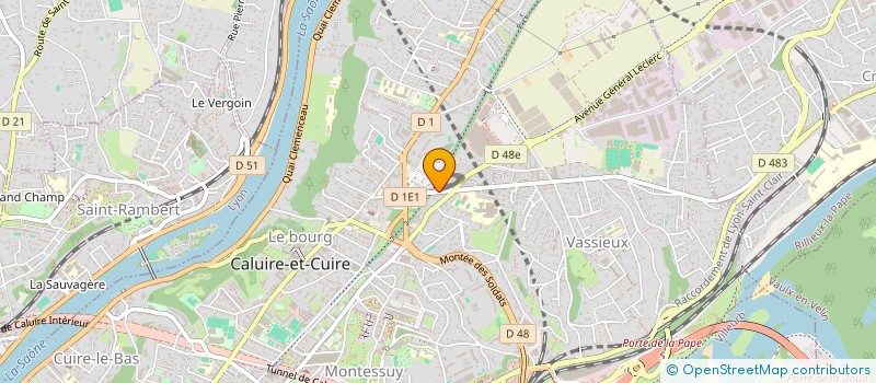 localisation de l'entreprise DUBOIS EXPERTISE à CALUIRE-ET-CUIRE