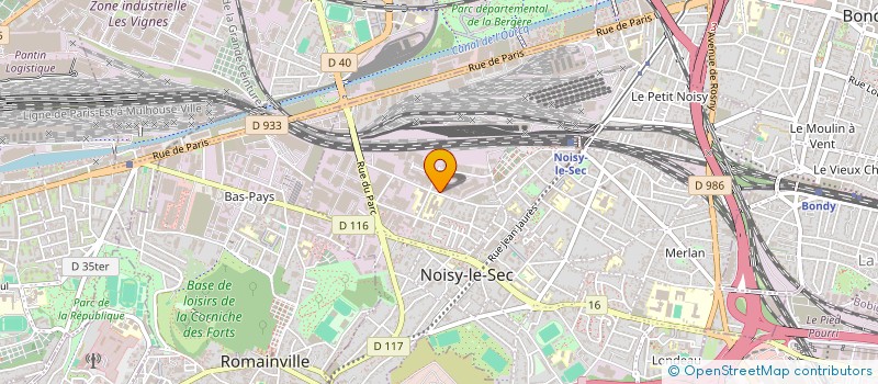 localisation de l'entreprise DUBOIS & FILS à NOISY-LE-SEC