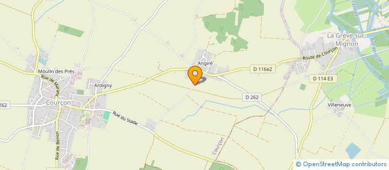 localisation de l'entreprise DUBOIS FREDERIC  COURCON