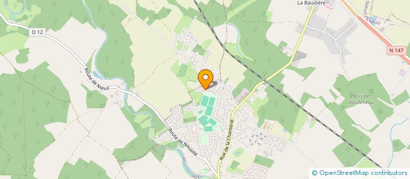 localisation de l'entreprise DUBOIS FREDERIC PEINTURE  NIEUIL-L'ESPOIR