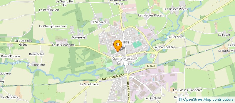 localisation de l'entreprise DUBOIS-GOUBAUD  VALLONS-DE-L'ERDRE