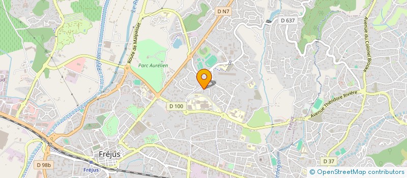 localisation de l'entreprise DUBOIS GUYARD à FREJUS