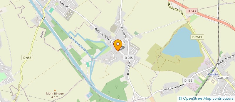 localisation de l'entreprise DUBOIS IMMO  GULZIN