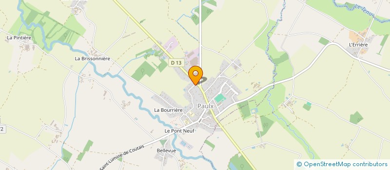 localisation de l'entreprise DUBOIS IMMOBILIER  PAULX