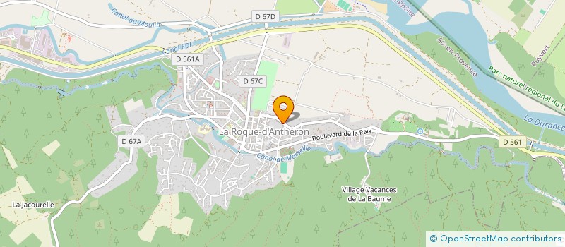 localisation de l'entreprise DUBOIS INVEST  LA ROQUE-D'ANTHERON