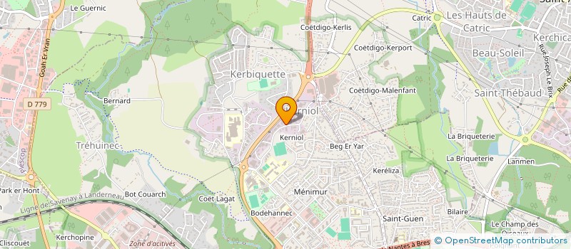 localisation de l'entreprise DUBOIS ISOLATION à VANNES