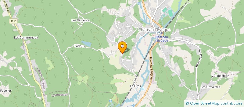 localisation de l'entreprise DUBOIS JEAN-LOUIS  CHATEAU-L EVEQUE