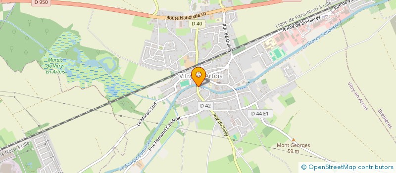 localisation de l'entreprise DUBOIS JEAN-MAURICE EURL  SAILLY-EN-OSTREVENT