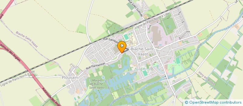 localisation de l'entreprise DUBOIS LEROY & FILS  BIACHE-SAINT-VAAST