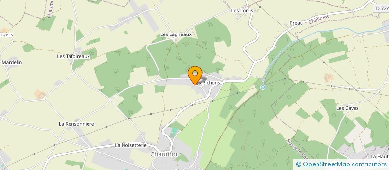 localisation de l'entreprise DUBOIS LOCATIONS à CHAUMOT