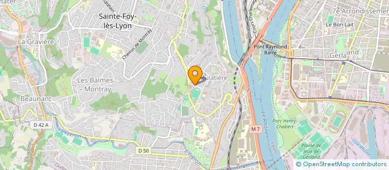 localisation de l'entreprise DUBOIS M.P.E  LA MULATIERE