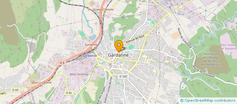 localisation de l'entreprise DUBOIS MAILLAN MARTIN à GARDANNE