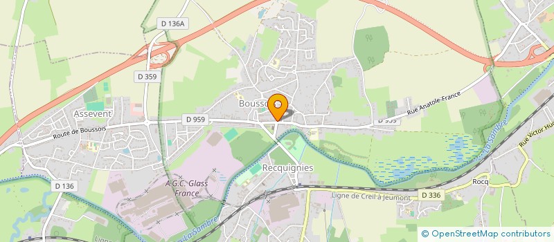 localisation de l'entreprise DUBOIS - MASINI PARAMEDICAL  BOUSSOIS