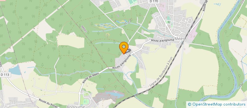 localisation de l'entreprise DUBOIS MENUISERIE AGENCEMENT à MEES