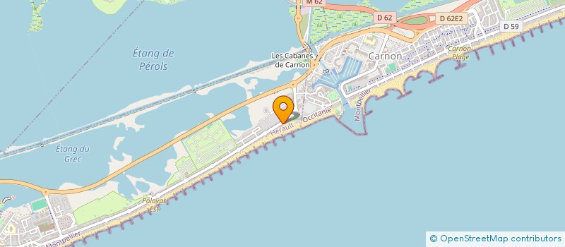 localisation de l'entreprise DUBOIS-PALAVAS à PALAVAS-LES-FLOTS