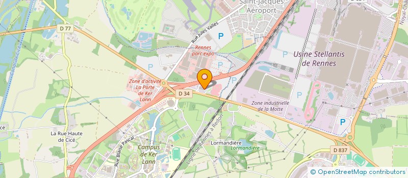 localisation de l'entreprise DUBOIS PIERSON à BRUZ