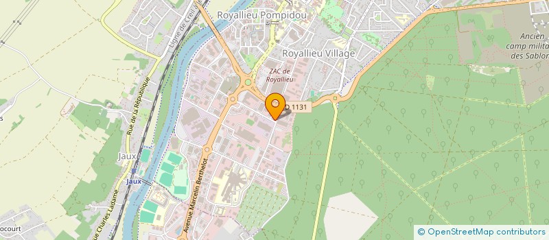 localisation de l'entreprise DUBOIS SAS à MARGNY-LES-COMPIEGNE