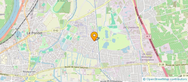 localisation de l'entreprise DUBOIS SOLUTIONS  LE PONTET