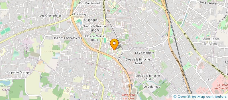 localisation de l'entreprise DUBOIS / SOUBIEUX  ORLEANS