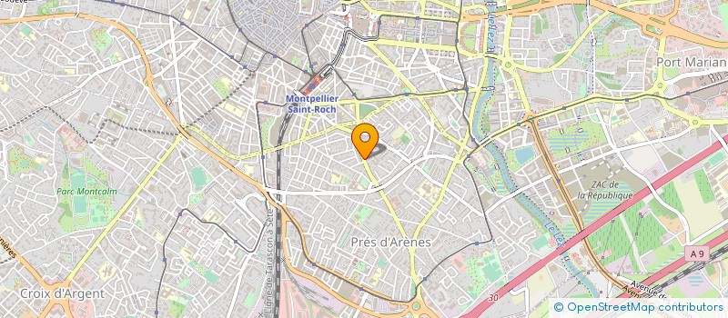 localisation de l'entreprise DUBOIS SPORT INDUSTRIES à MONTPELLIER