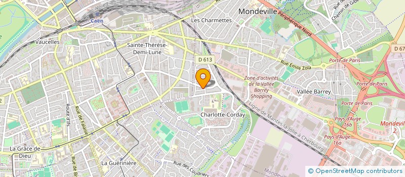 localisation de l'entreprise DUBOIS-TALLEC à MONDEVILLE