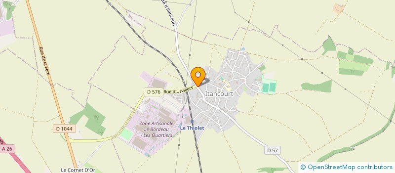 localisation de l'entreprise DUBOIS TEDDY  ITANCOURT