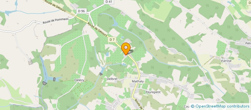 localisation de l'entreprise DUBOIS-THILL SCI  MOISSAC