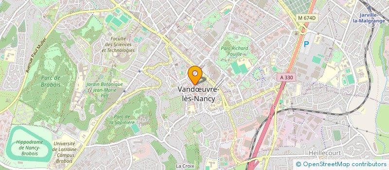 localisation de l'entreprise DUBOIS TRANSPORT SERVICES SARL à VANDŒUVRE-LES-NANCY