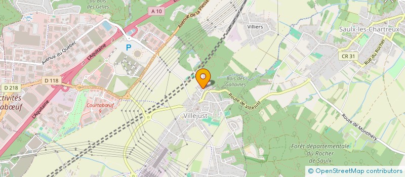 localisation de l'entreprise DUBOISNEAULT  VILLEJUST