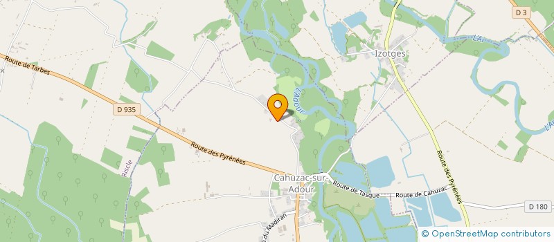 localisation de l'entreprise DUBOISSSSS  CAHUZAC-SUR-ADOUR