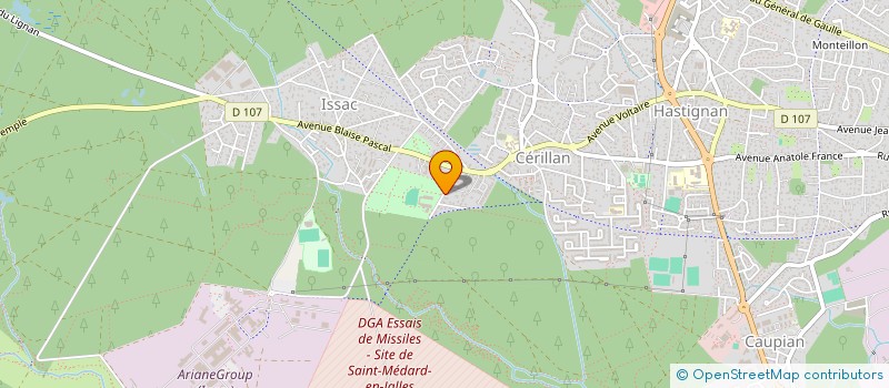 localisation de l'entreprise DUBON  SAINT-MEDARD-EN-JALLES