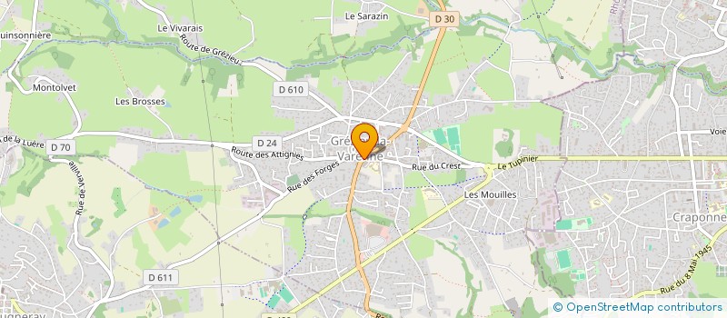 localisation de l'entreprise DUBONDUB  GREZIEU-LA-VARENNE